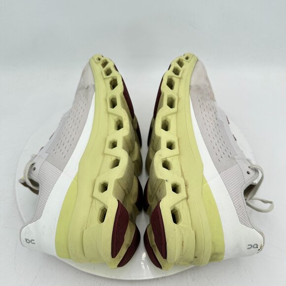 On Cloudmonster Swiss Engineering Women Sz 10 61.97783 Frost Acacia Running Shoe - Picture 6 of 13